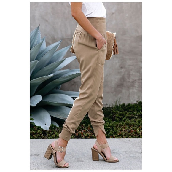 Casual Highwaist - Khaki - Picture 4 of 5